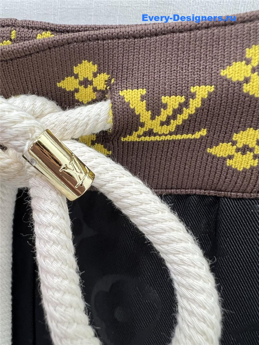 l0vis Vvtt0n monogram wide-leg trousers