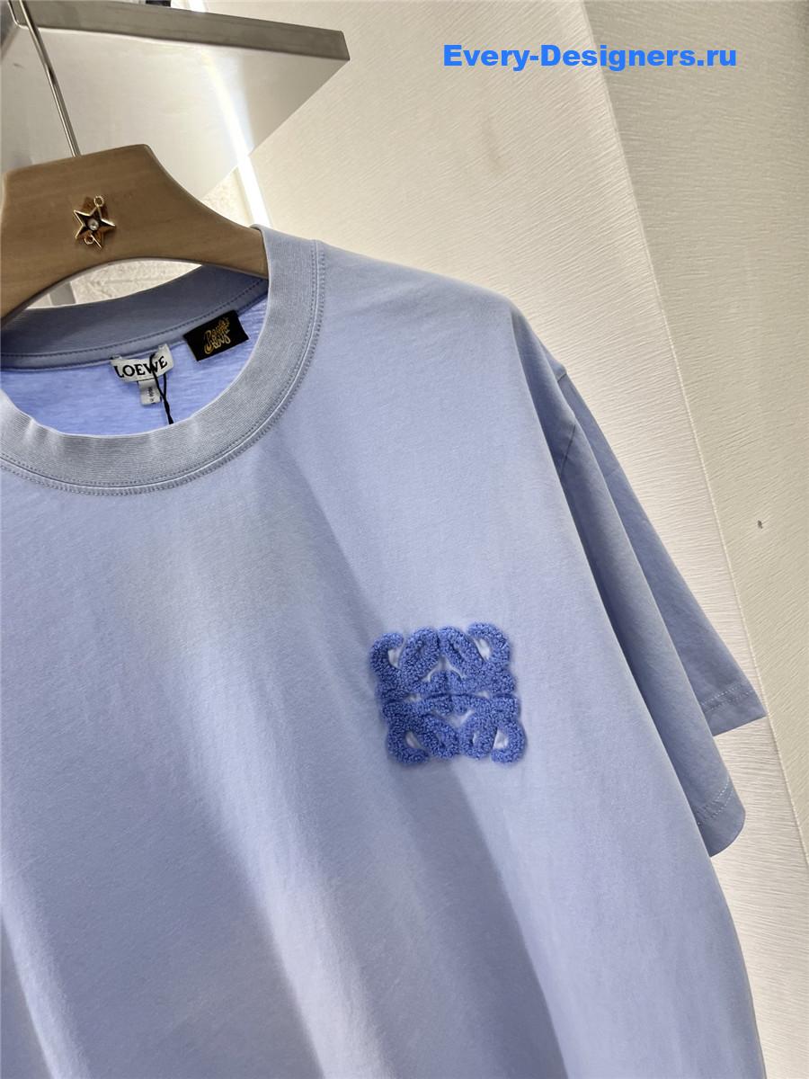 L0ew* blue short-sleeved t-shirt