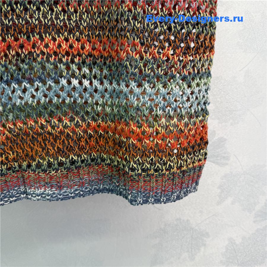 Ch**el colorful striped knit vest