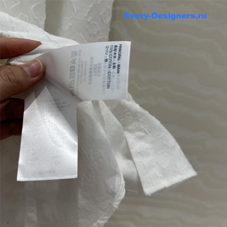 l0vis Vvtt0n white monogram shirt