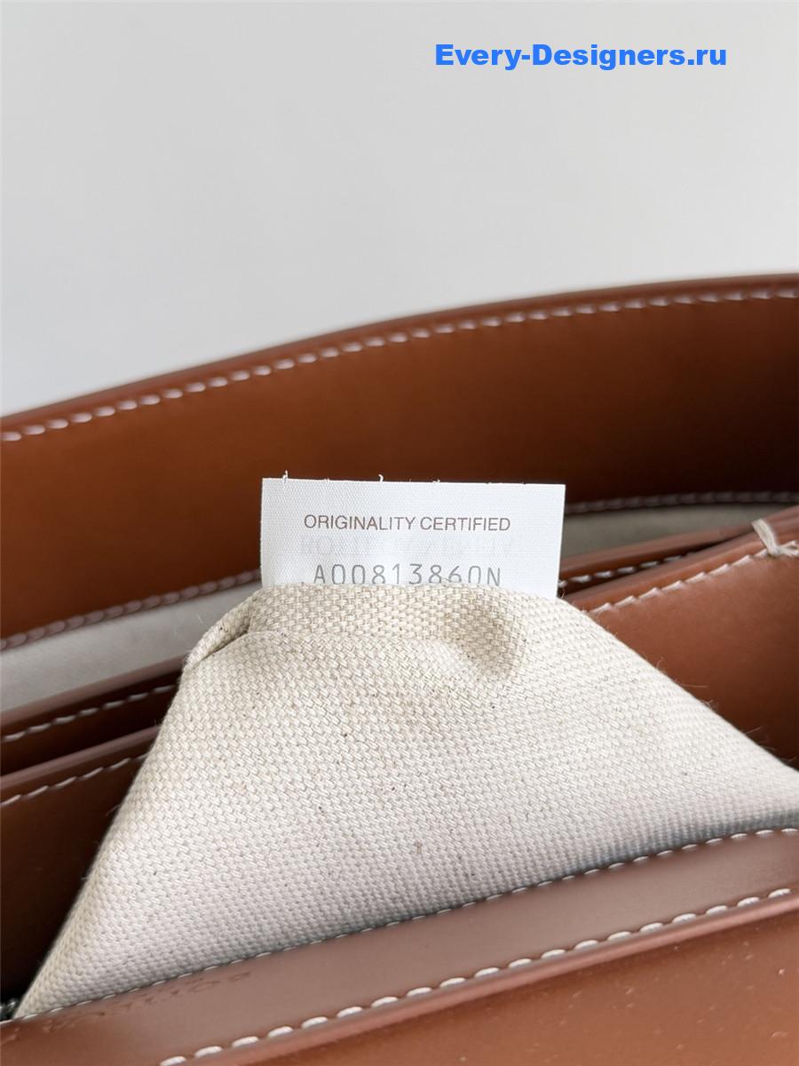 b0tt*ga Ven*ta andiamo leather messenger bag brown