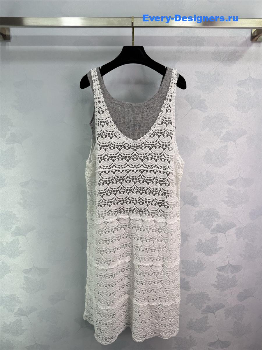 Miu Miu Lace Vest Dress Set