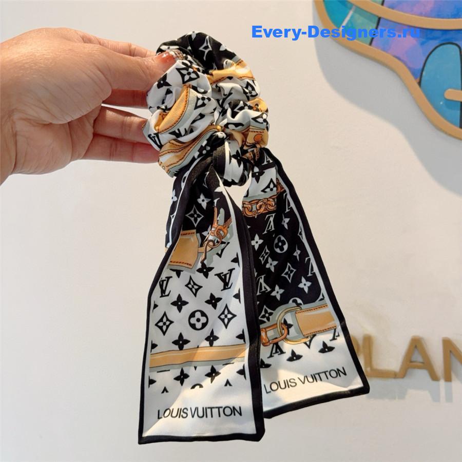 l0vis Vvtt0n letter ribbon hair tie