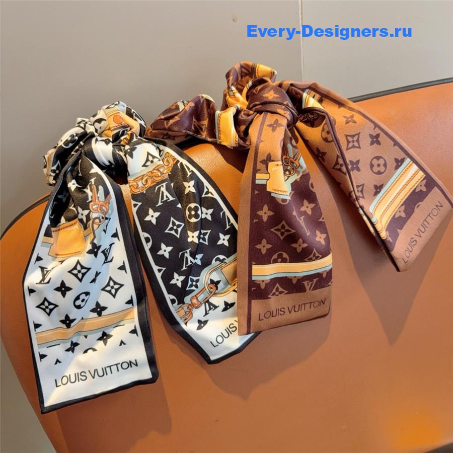 l0vis Vvtt0n letter ribbon hair tie