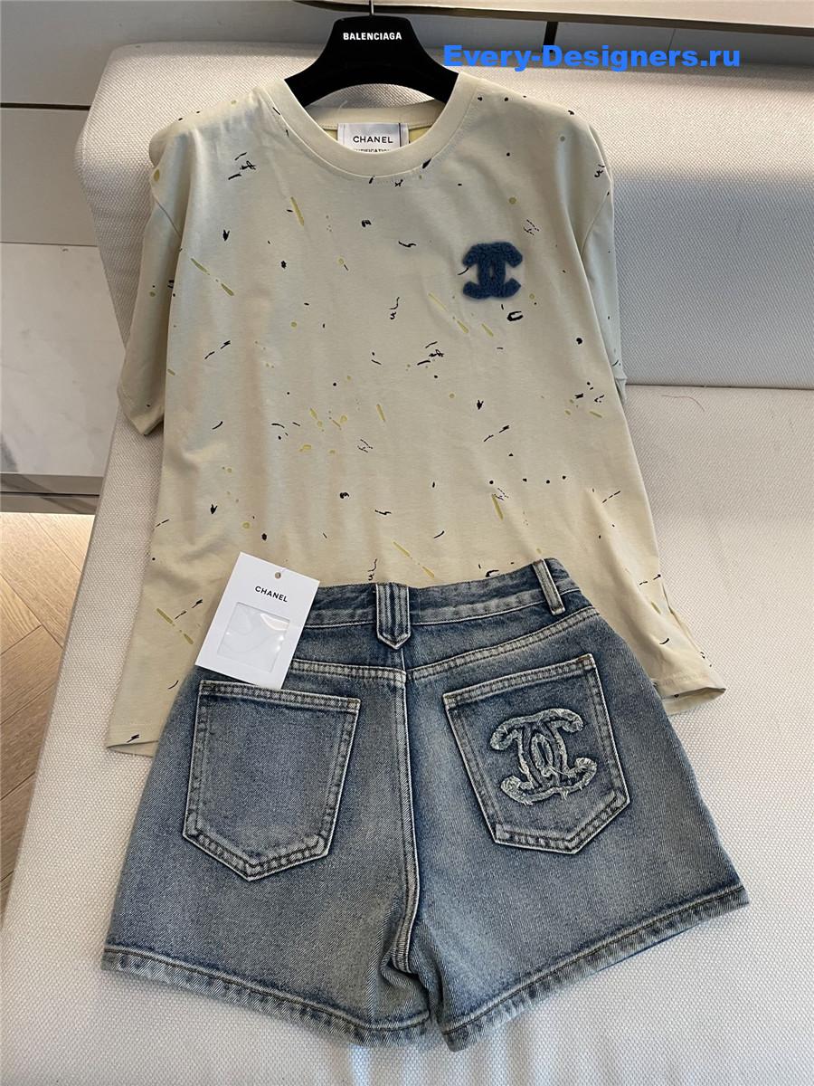 Ch**el cc logo loose tee