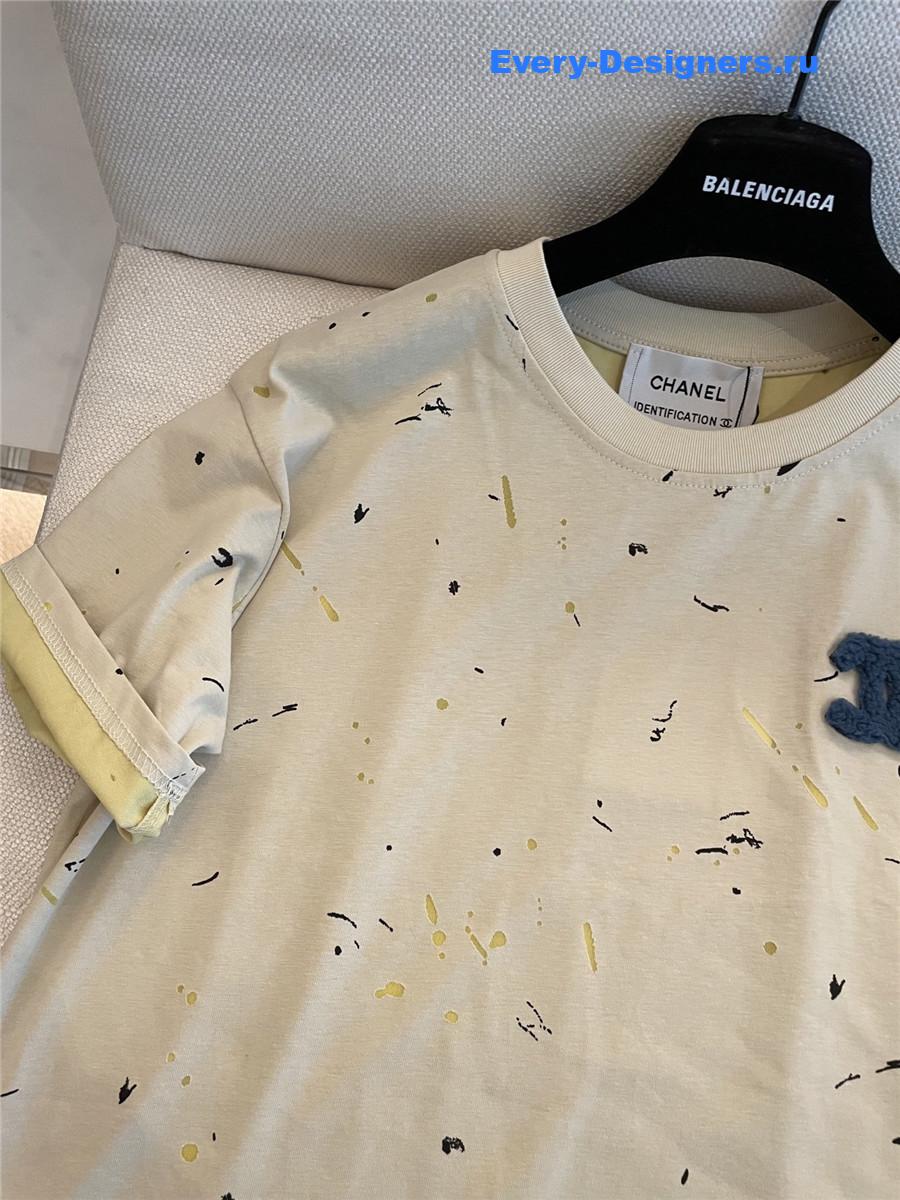 Ch**el cc logo loose tee