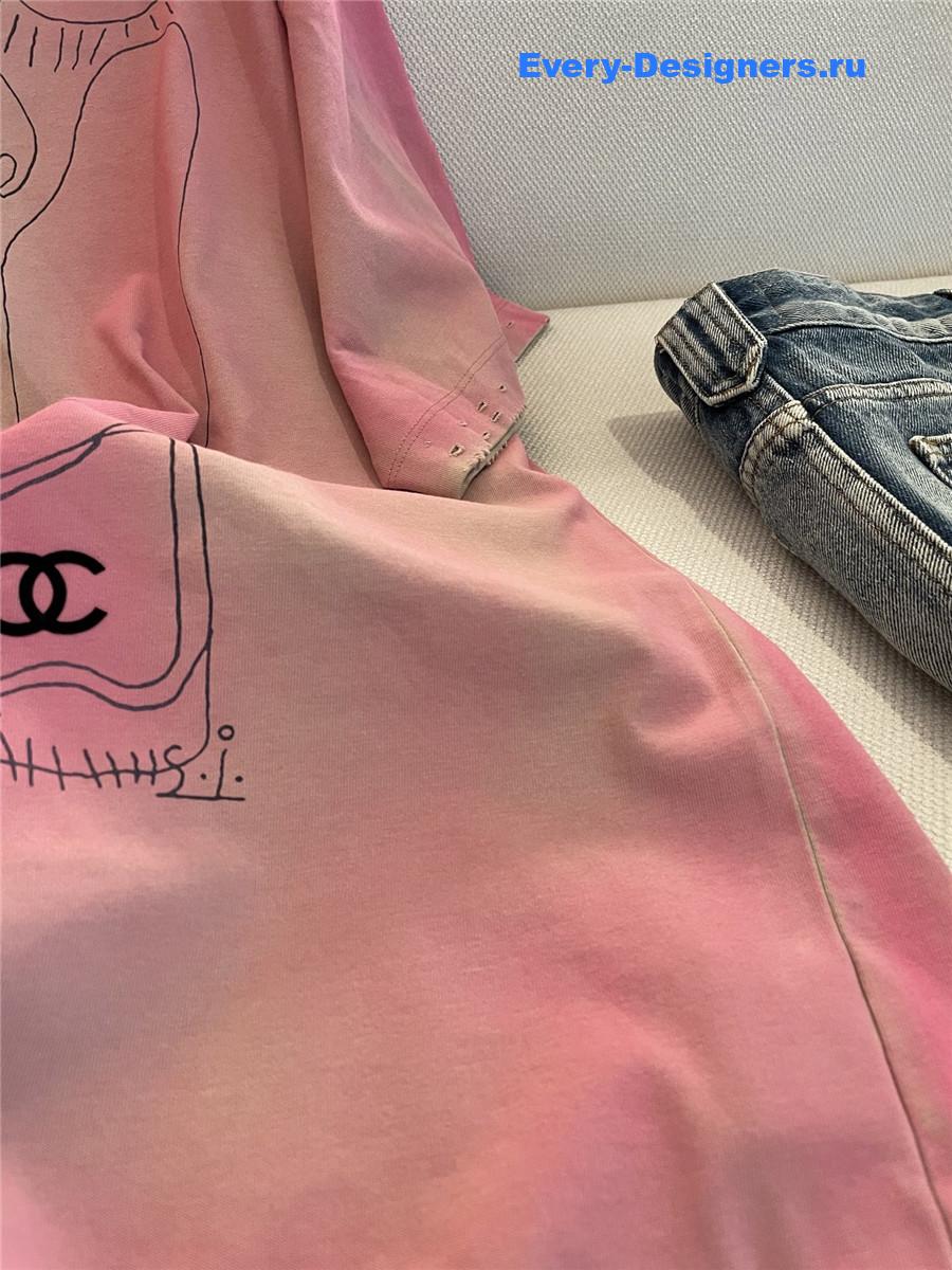 Ch**el cc logo cartoon t-shirt