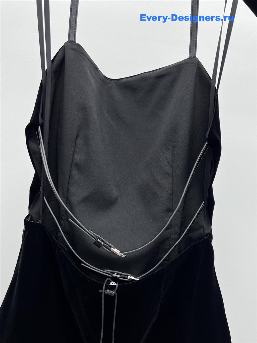 Miu Miu Velvet Mini-Dress