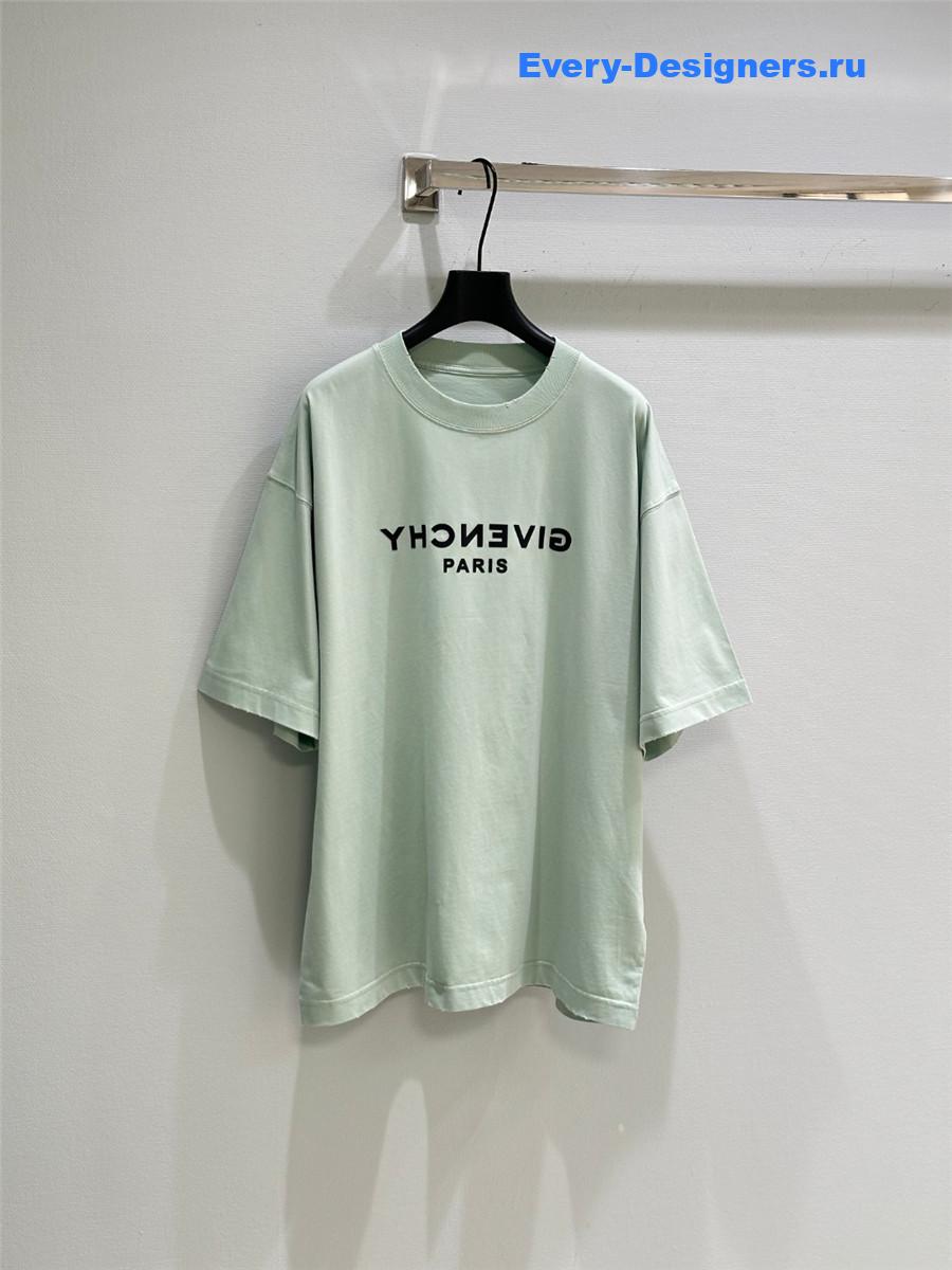 Givenchy Mint Green Logo T-Shirt