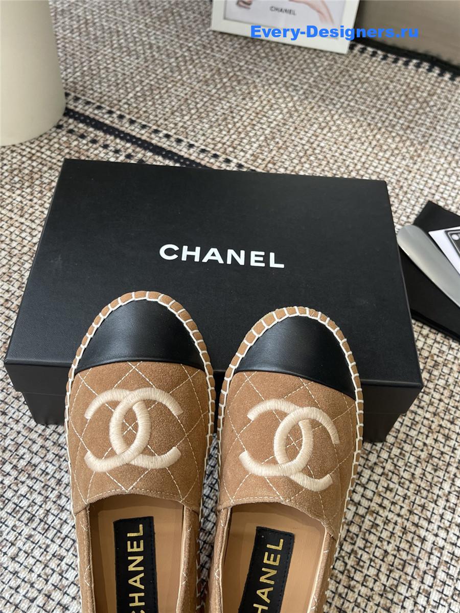 Ch**el classic lambskin espadrilles flats