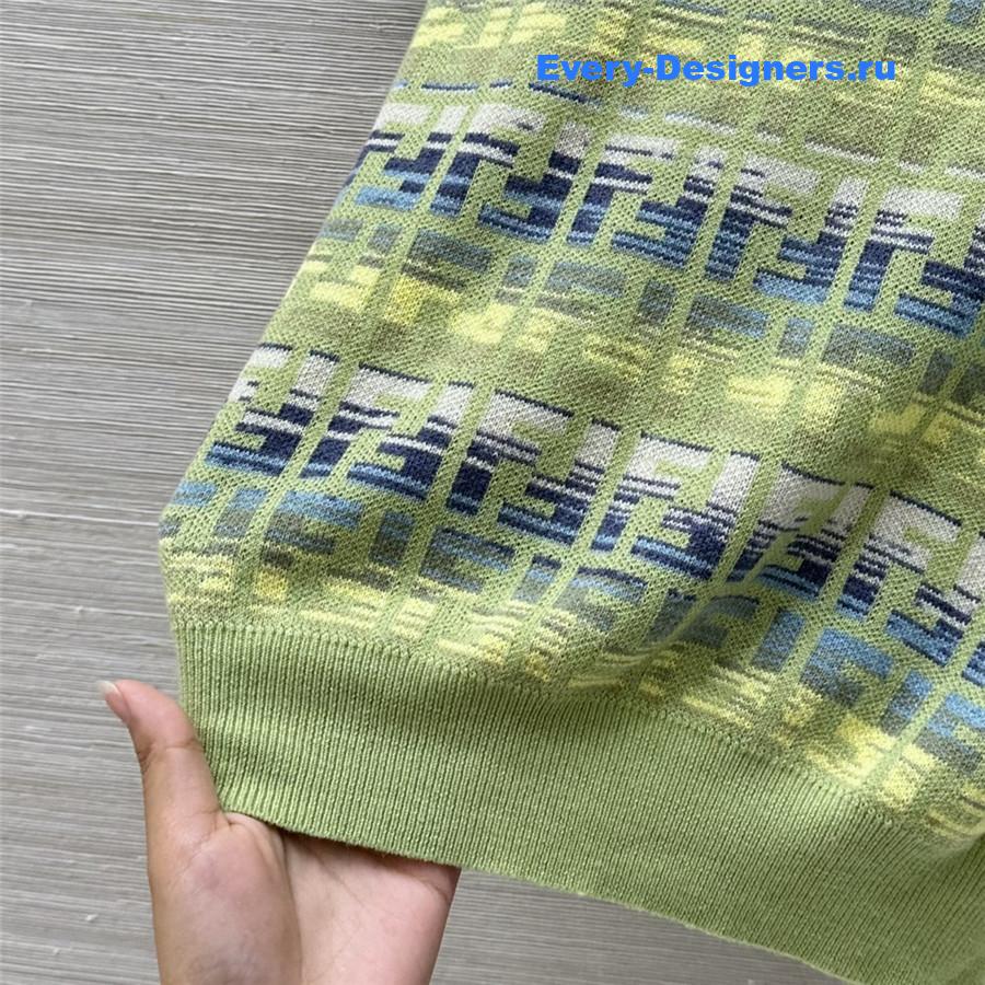 F**di colorful ff knit top