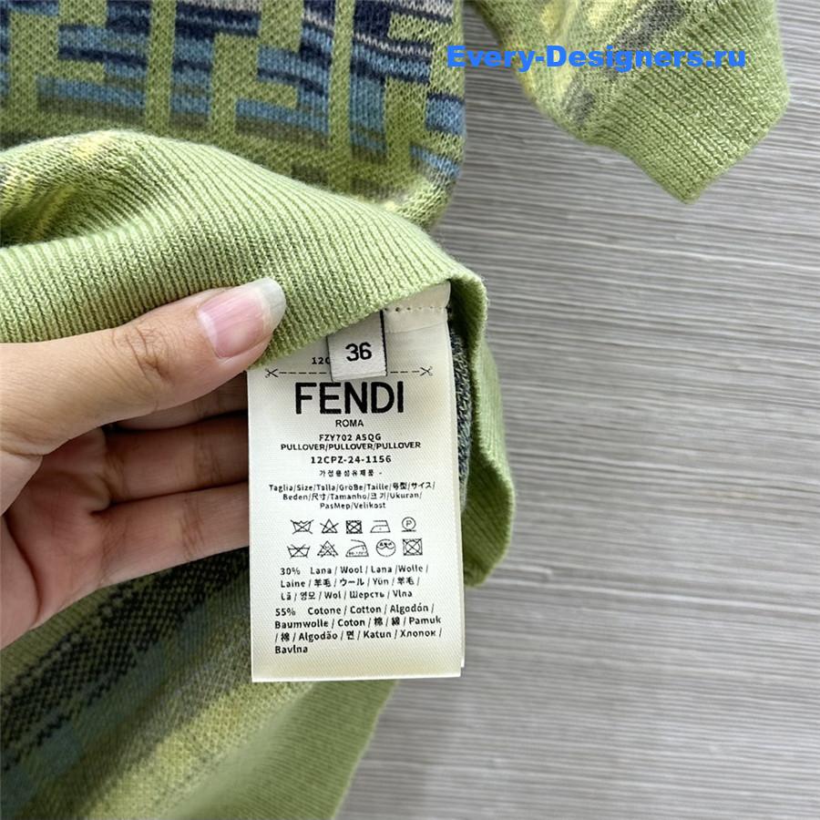 F**di colorful ff knit top