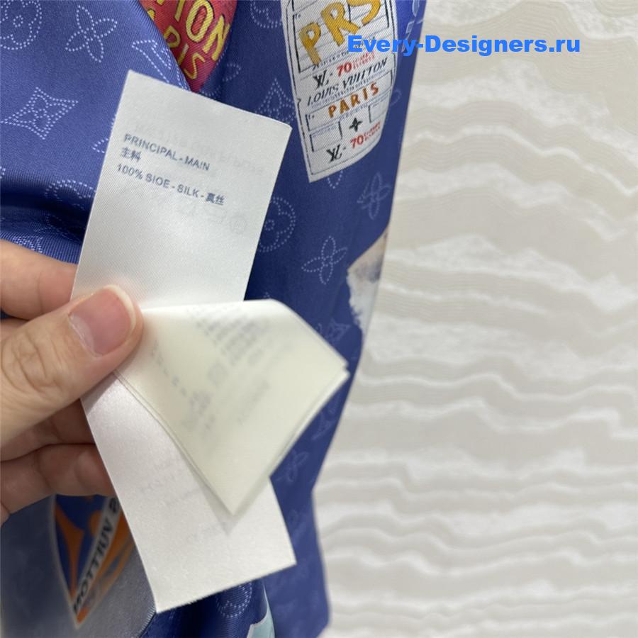 l0vis Vvtt0n mahina silk shirt blue