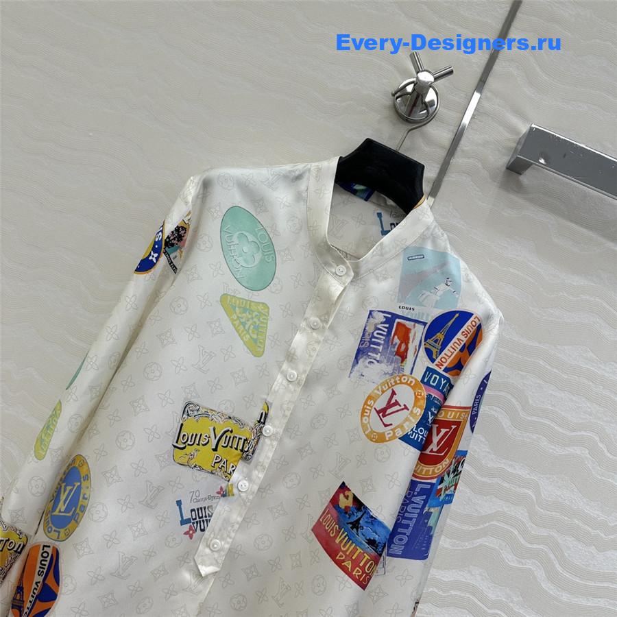 l0vis Vvtt0n mahina silk shirt white