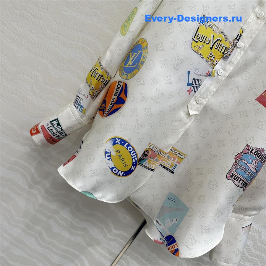 l0vis Vvtt0n mahina silk shirt white