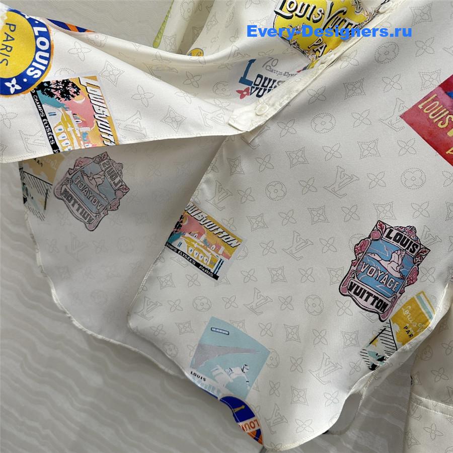 l0vis Vvtt0n mahina silk shirt white