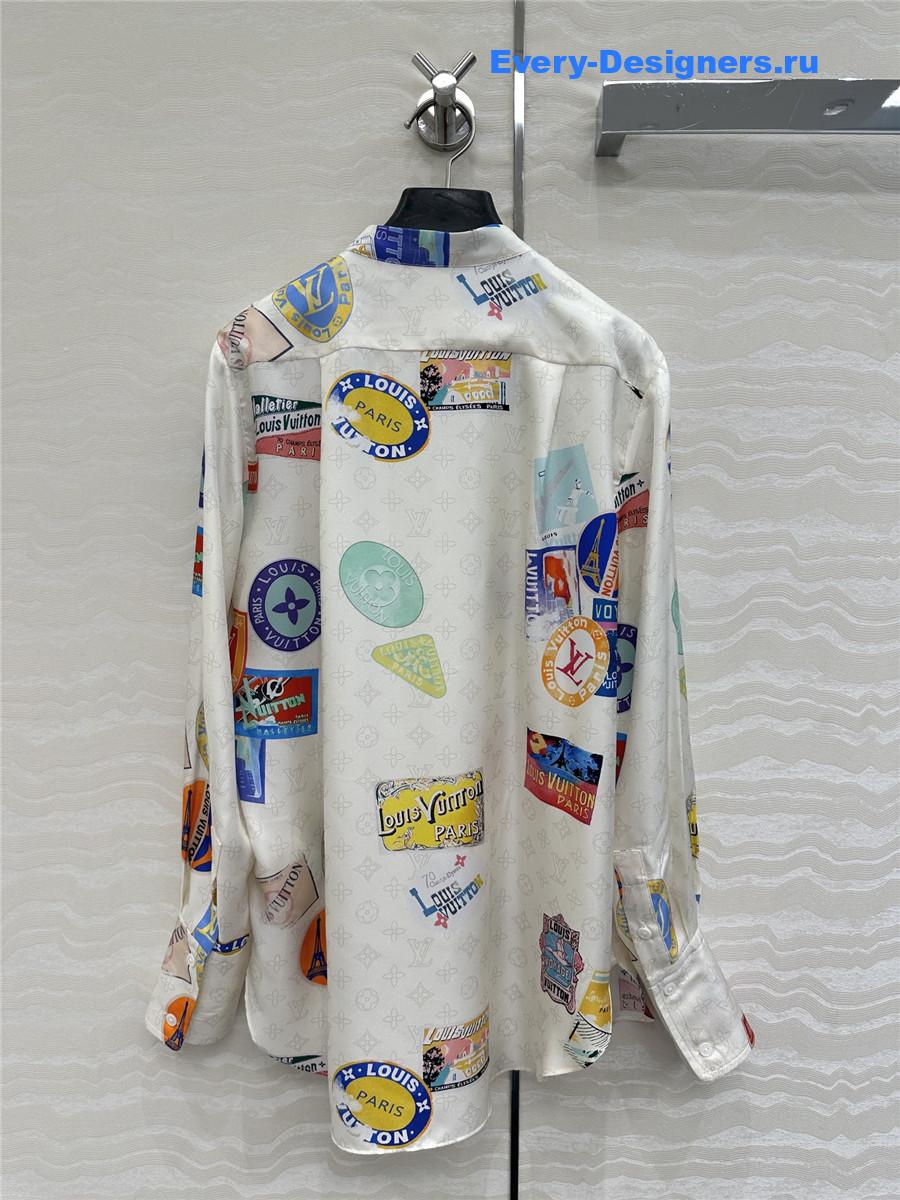 l0vis Vvtt0n mahina silk shirt white