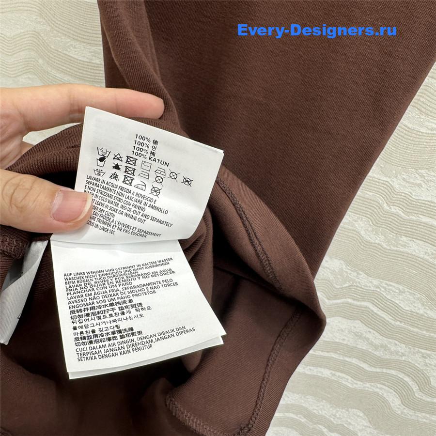 Pra*a ribbed-knit tank top brown