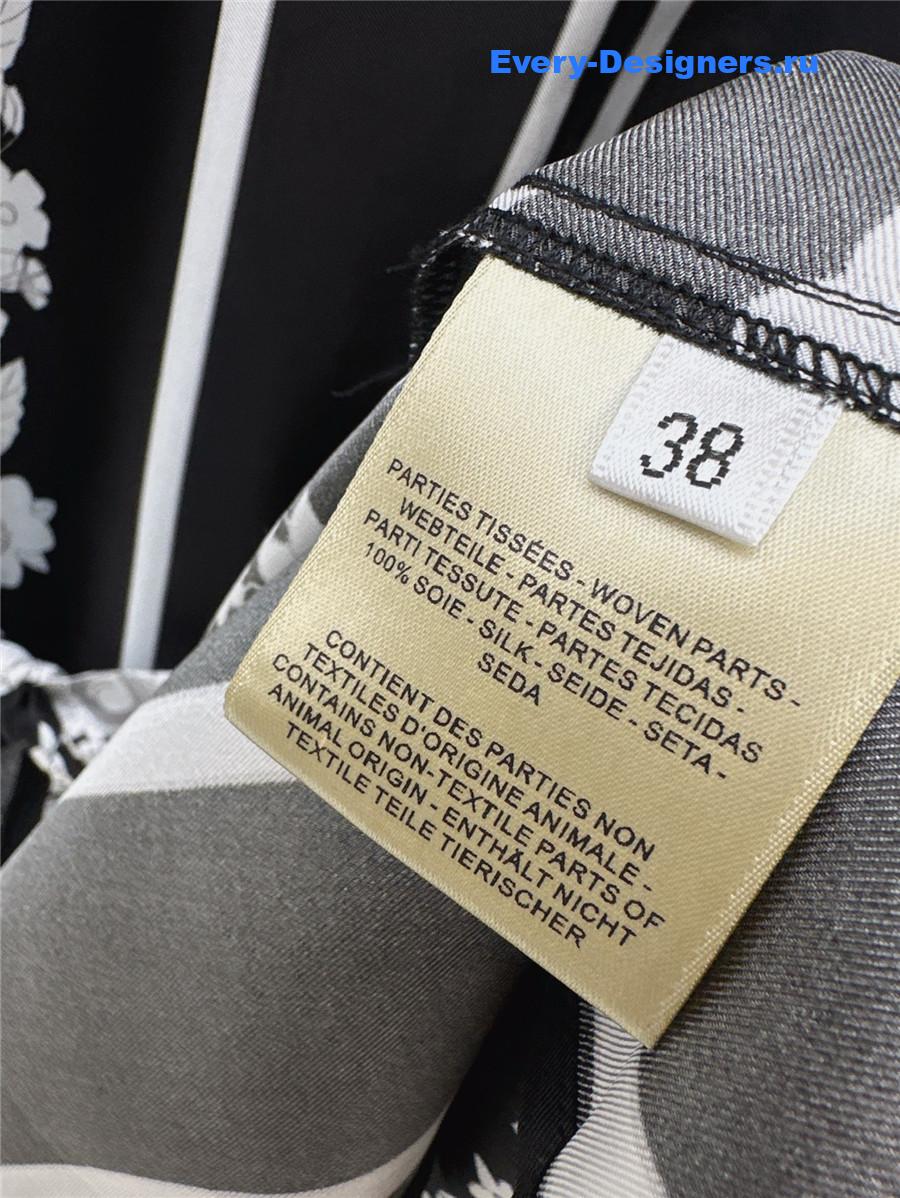 H**me5 black silk slit dress