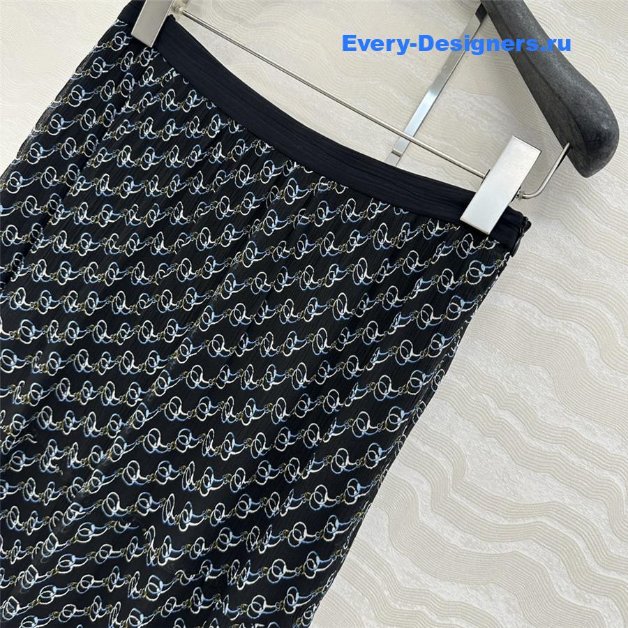 Gvc*1 gg chain silk skirt