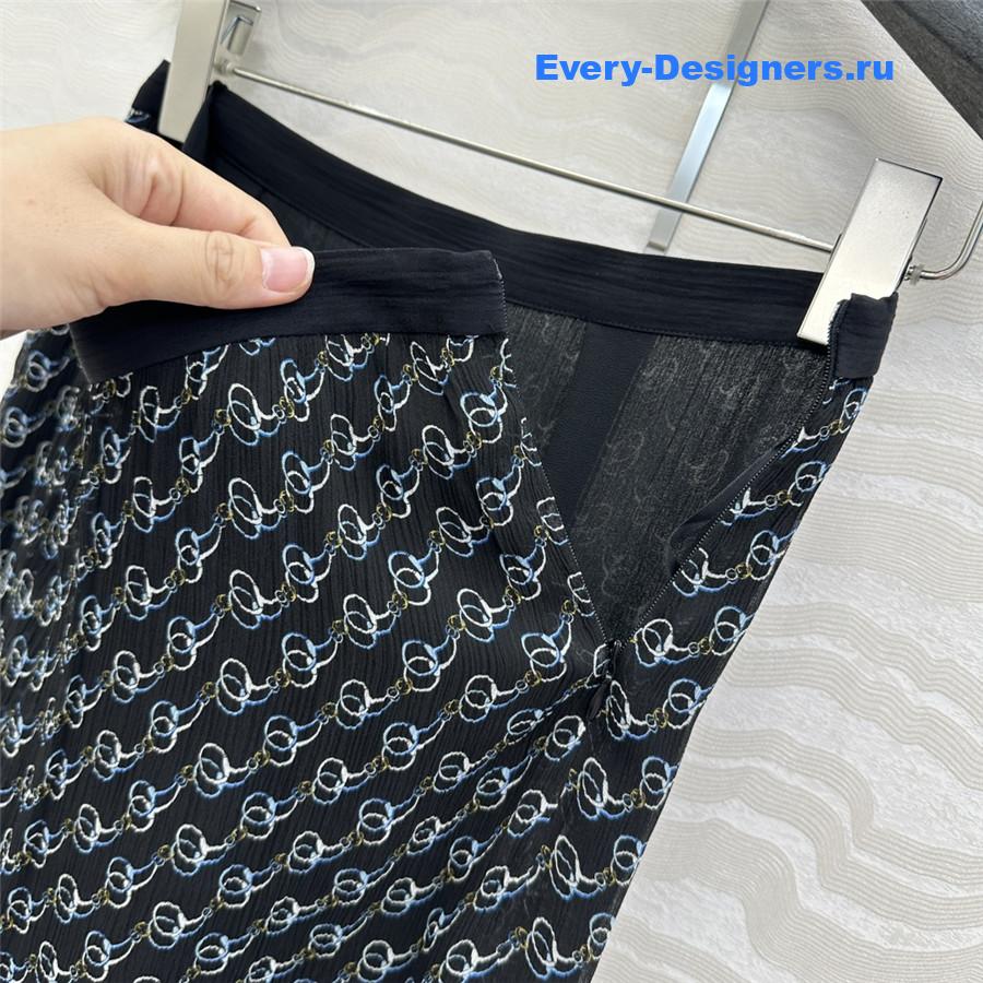 Gvc*1 gg chain silk skirt