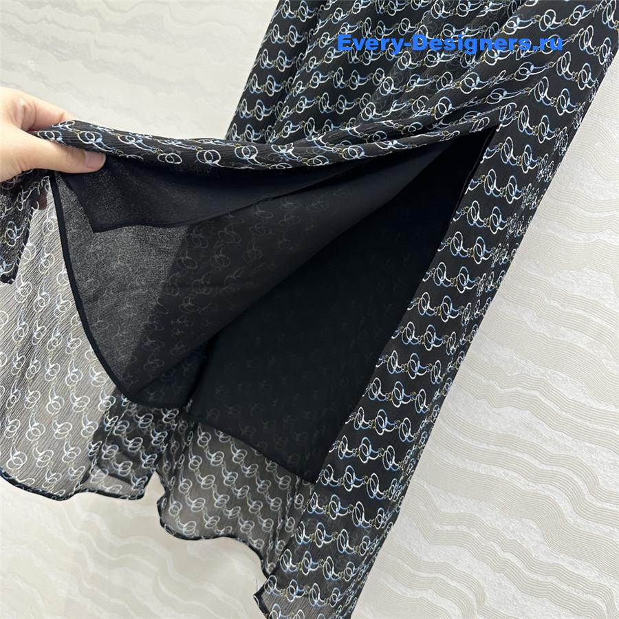 Gvc*1 gg chain silk skirt