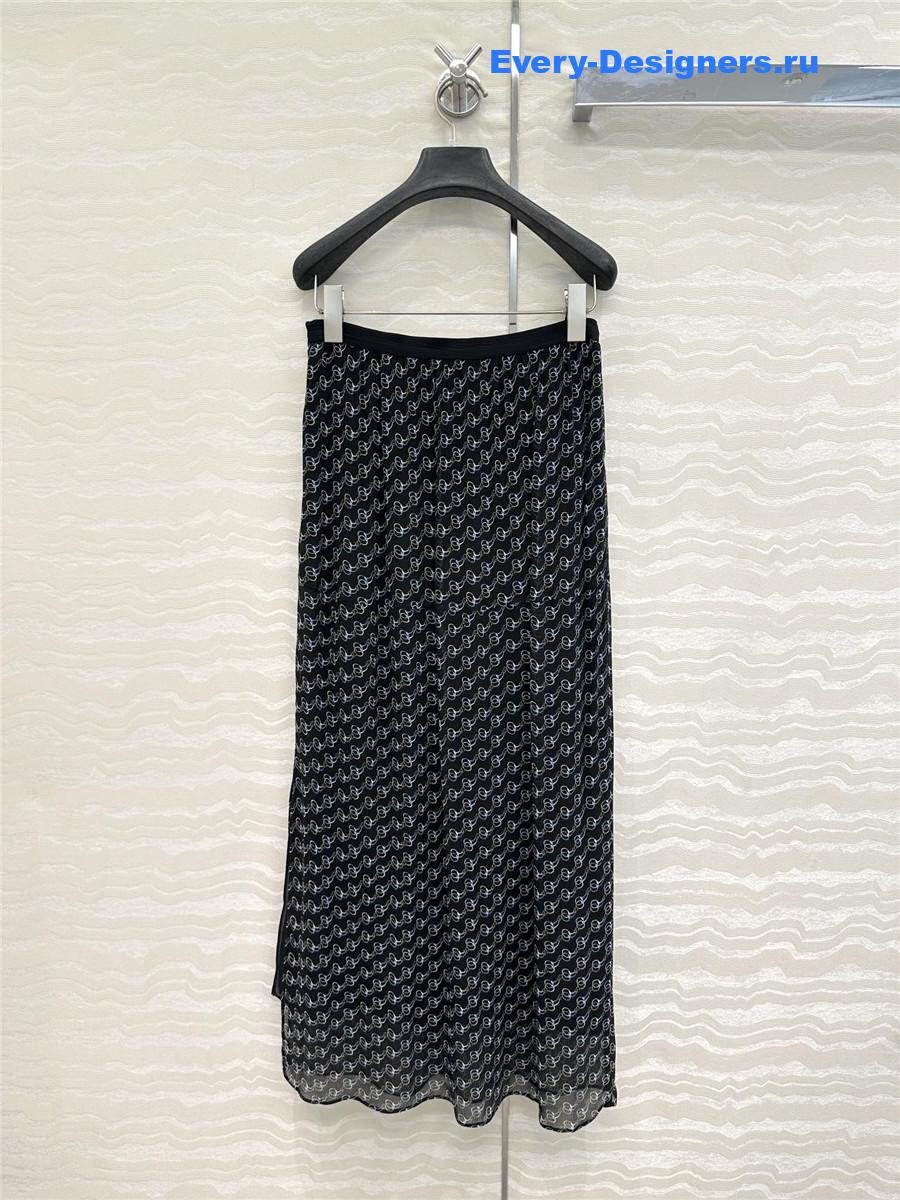 Gvc*1 gg chain silk skirt