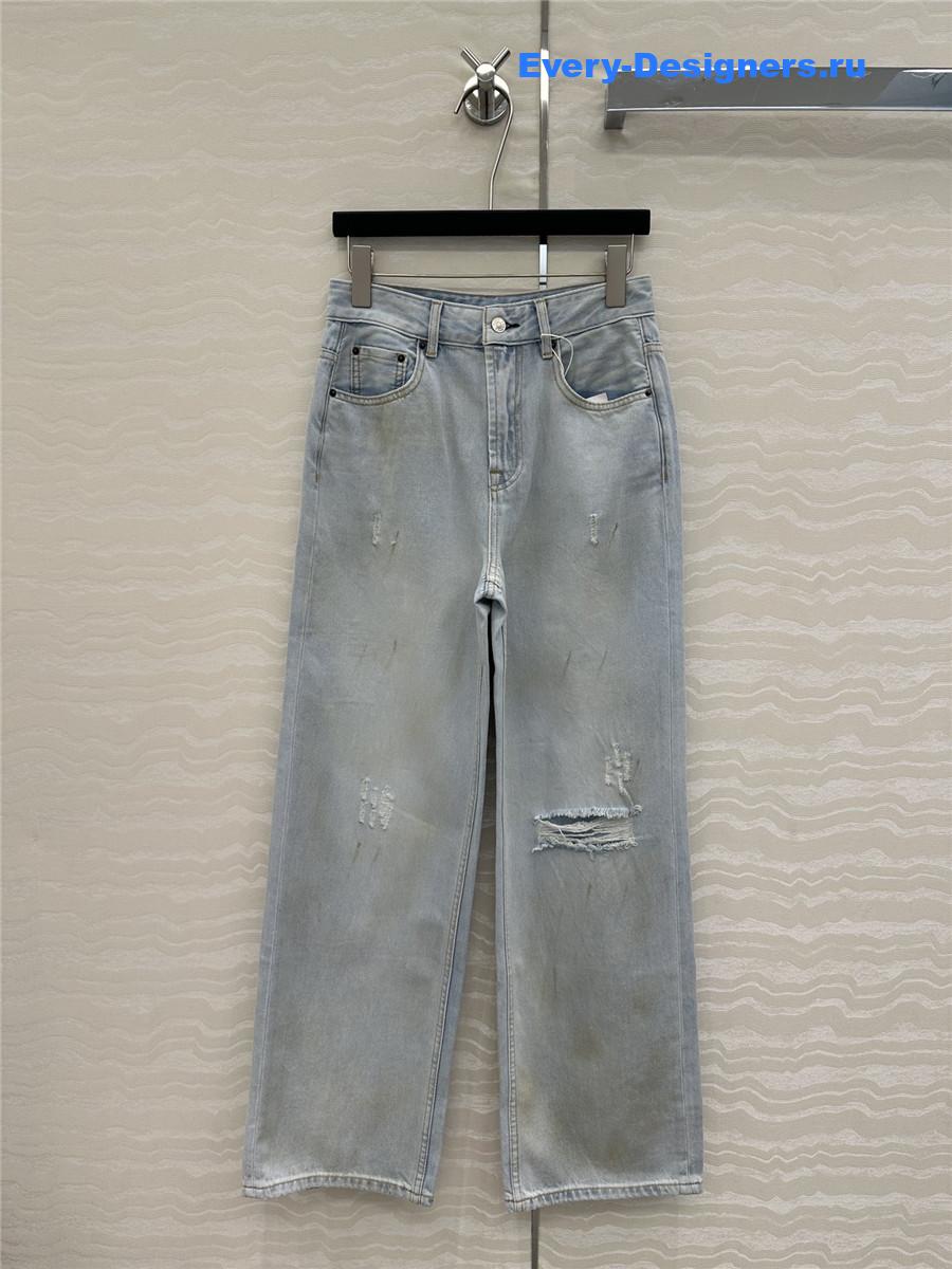 Acne Studios Washed Straight Jeans