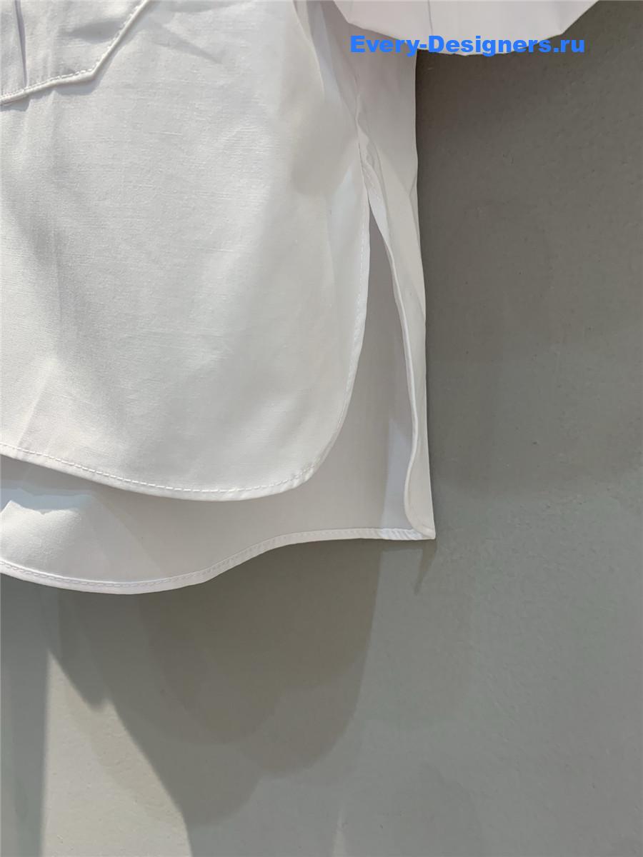 Ch**el white classic logo shirt