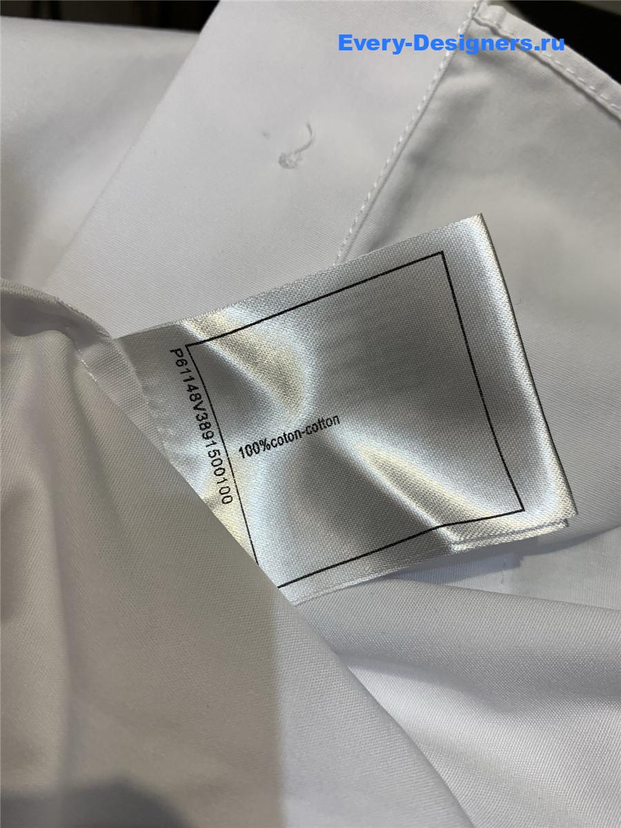 Ch**el white classic logo shirt