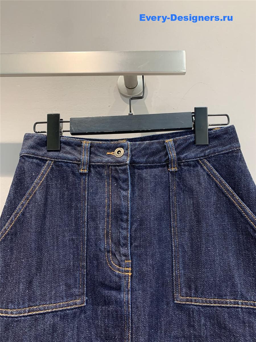 L0ew* workwear denim skirt
