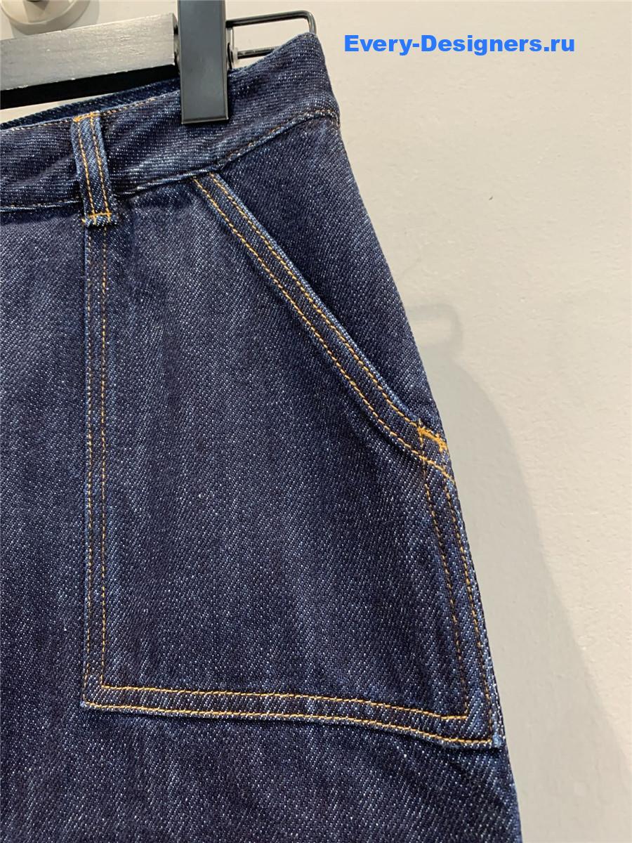 L0ew* workwear denim skirt