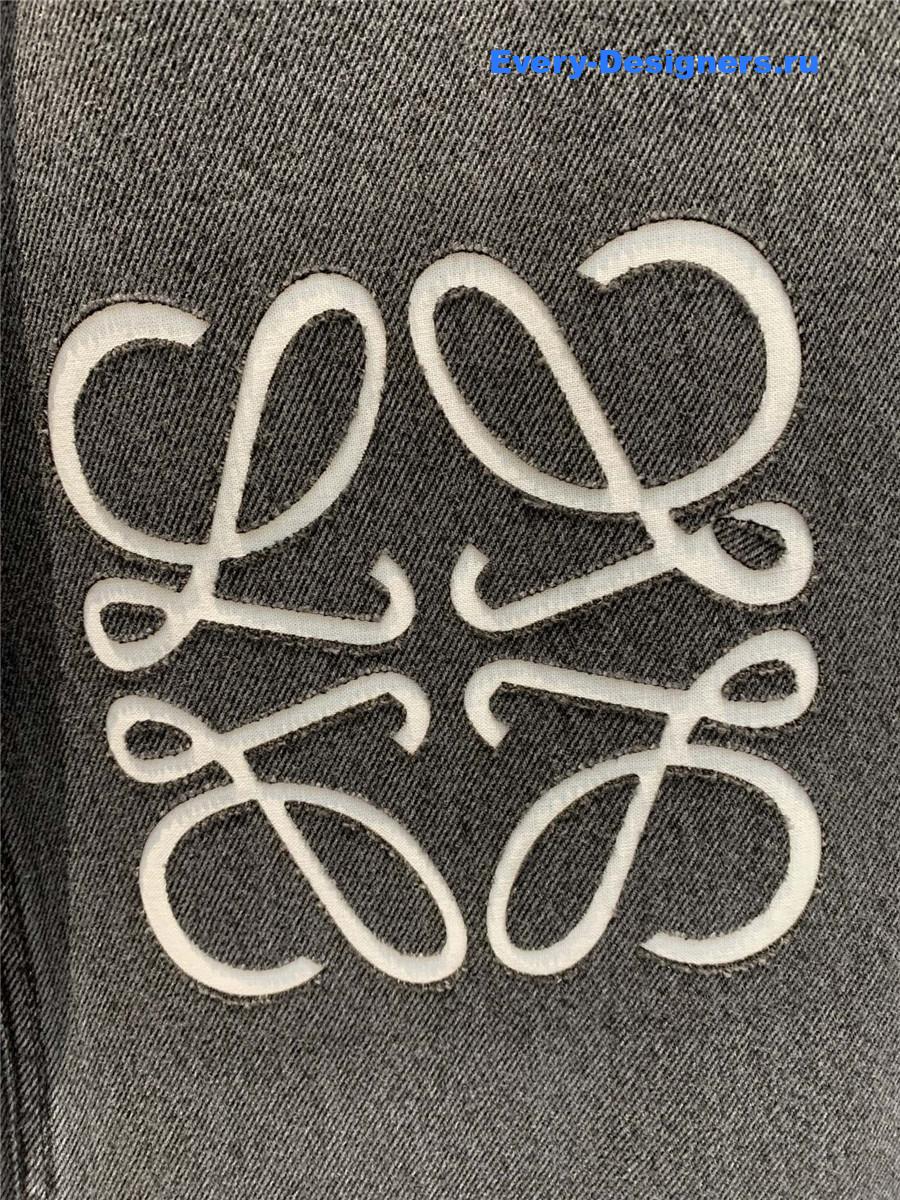 L0ew* grey anagram baggy jeans