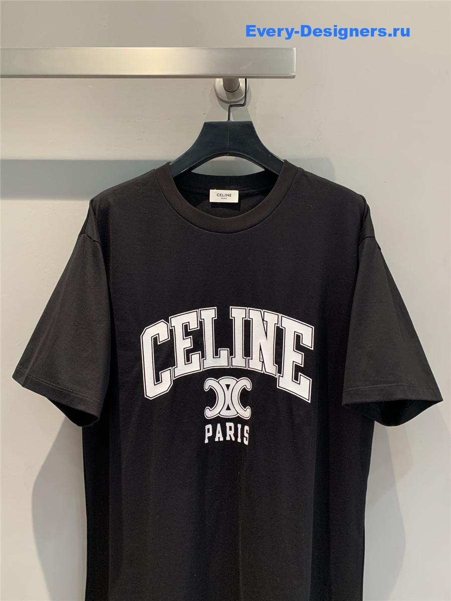 Ce1i*e paris loose black t-shirt