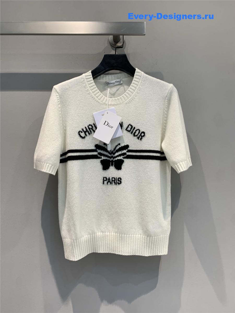 D10r white cashmere sweater