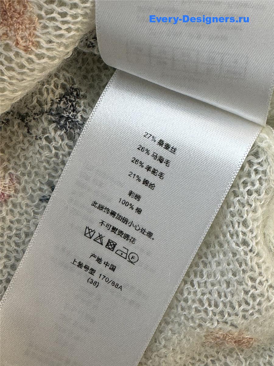 D10r floral embroidered sweater