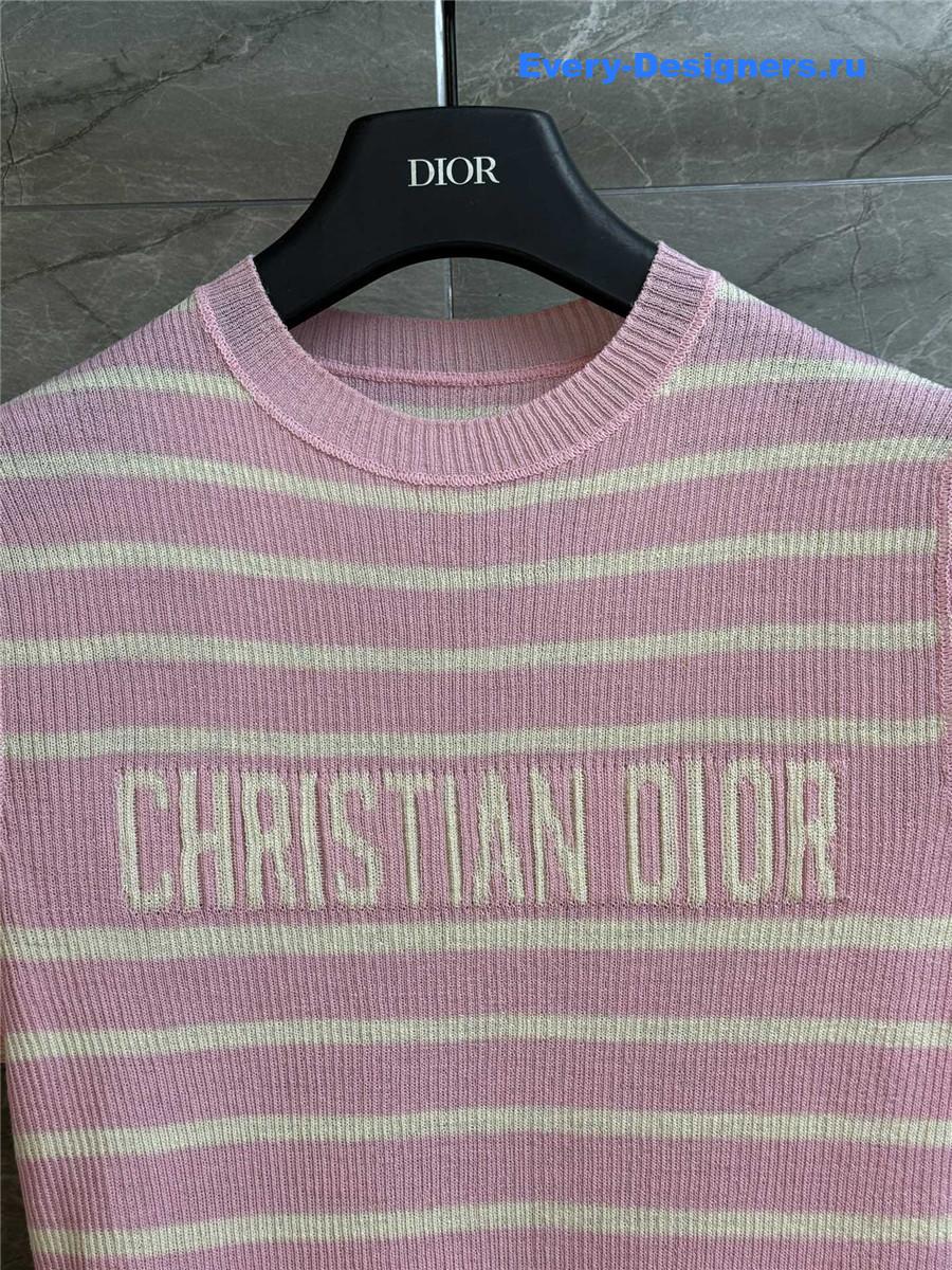 D10r pink striped top