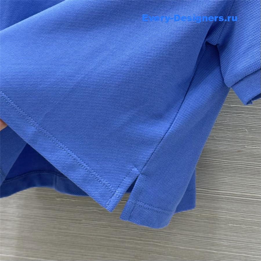 Miu Miu Blue Periwinkle Polo Shirt