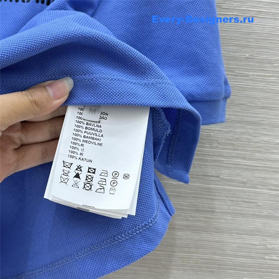 Miu Miu Blue Periwinkle Polo Shirt