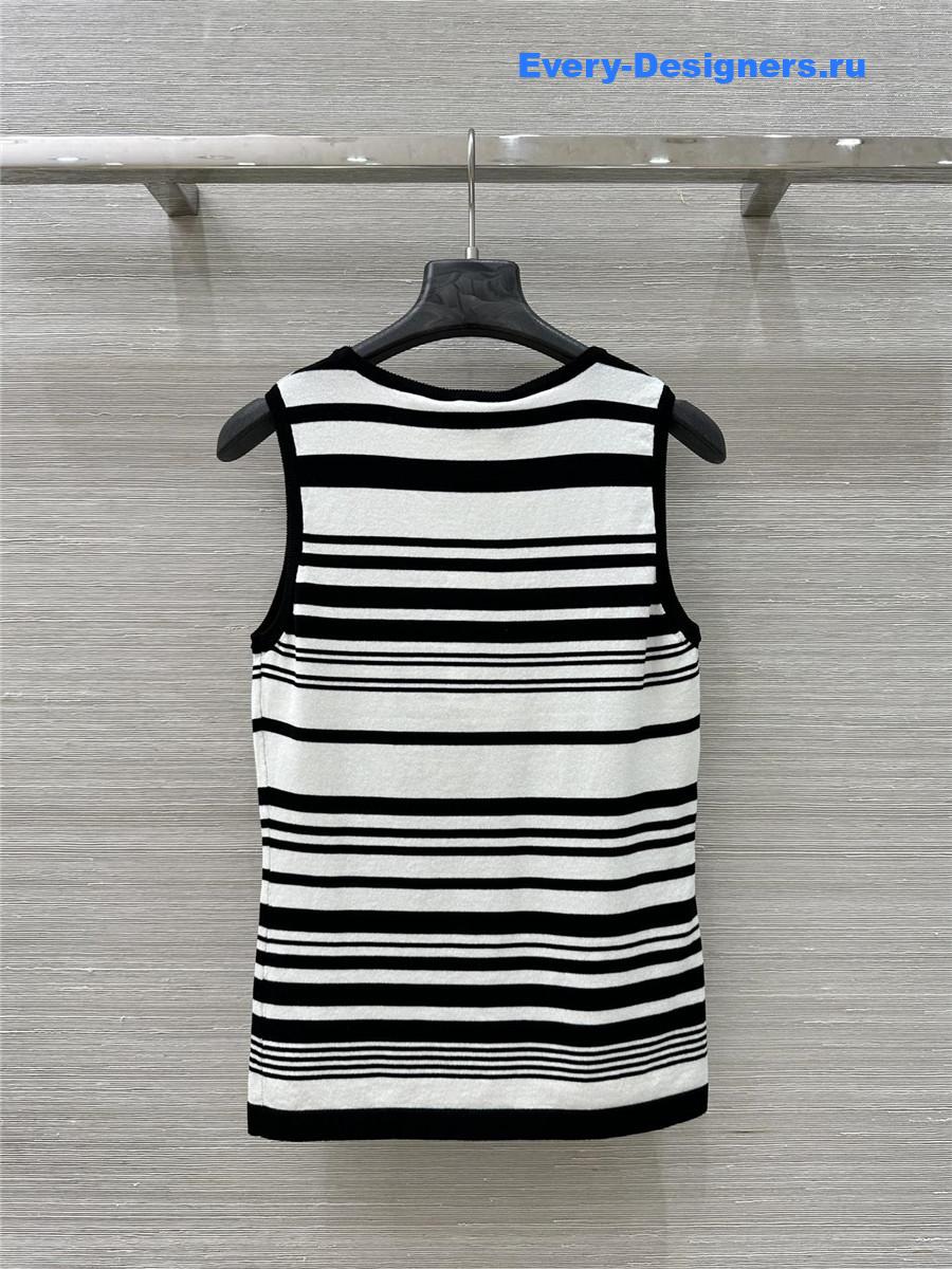 Ch**el striped knit vest