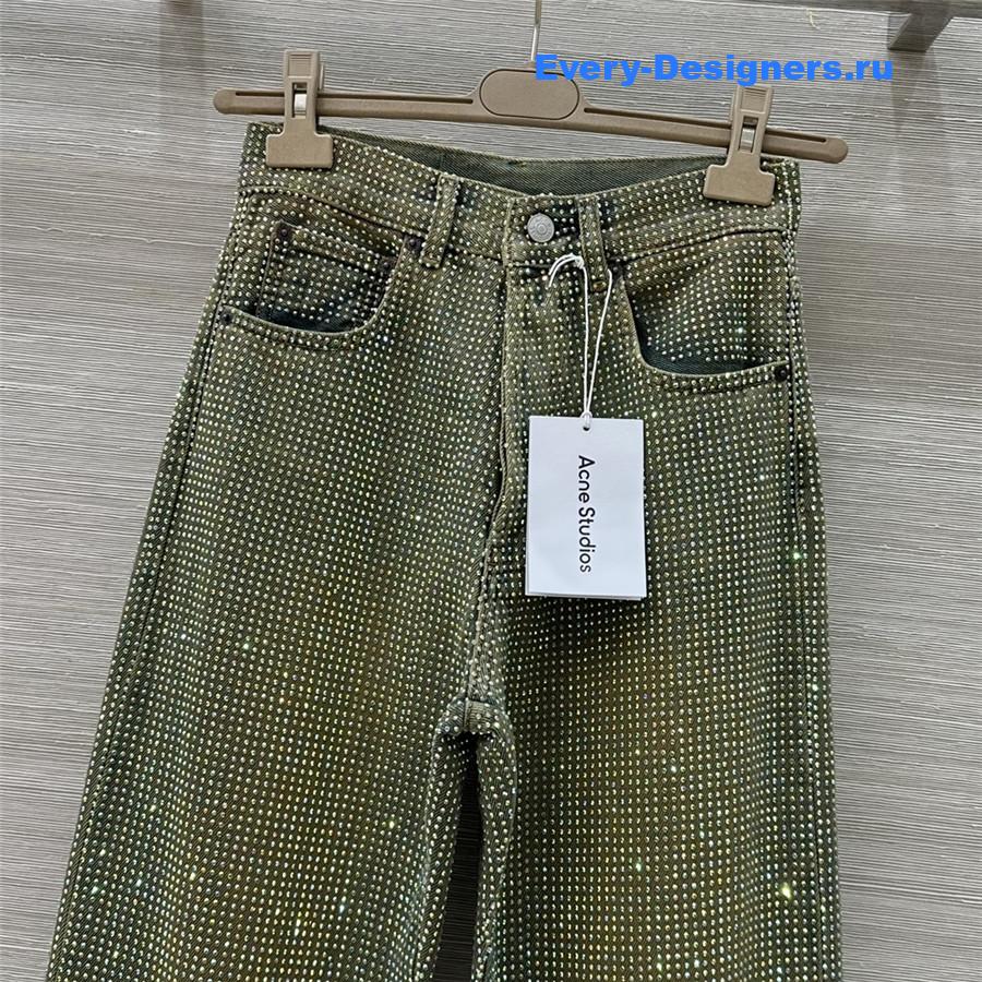 Acne Studios Crystal Stud Jeans