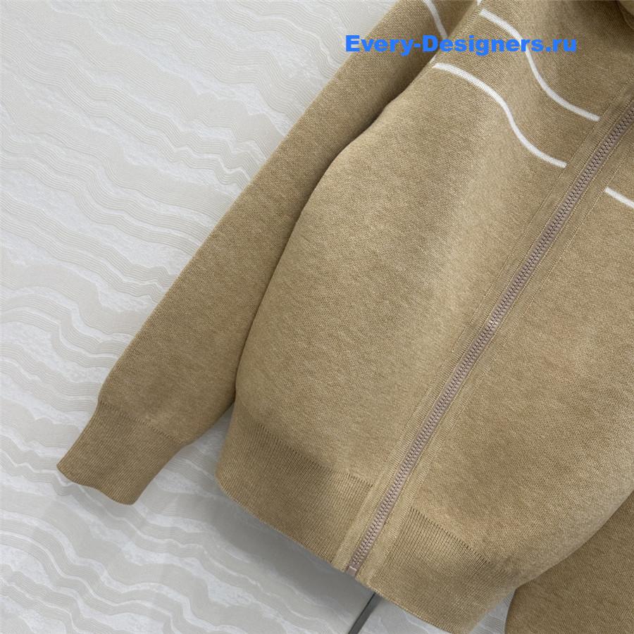 D10r cashmere zip hoodie