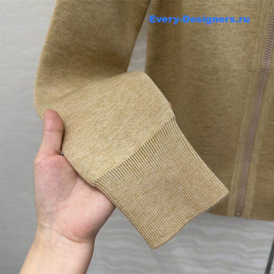 D10r cashmere zip hoodie