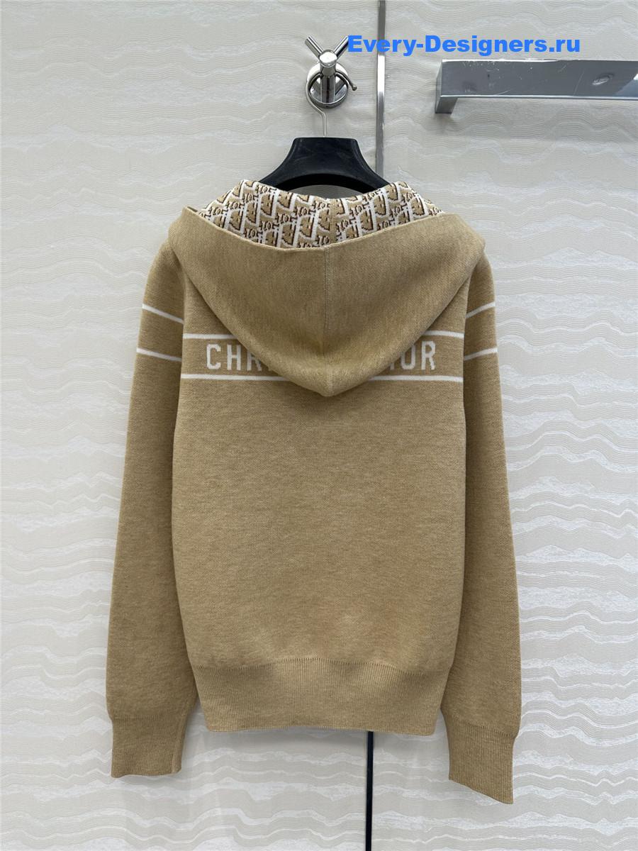 D10r cashmere zip hoodie