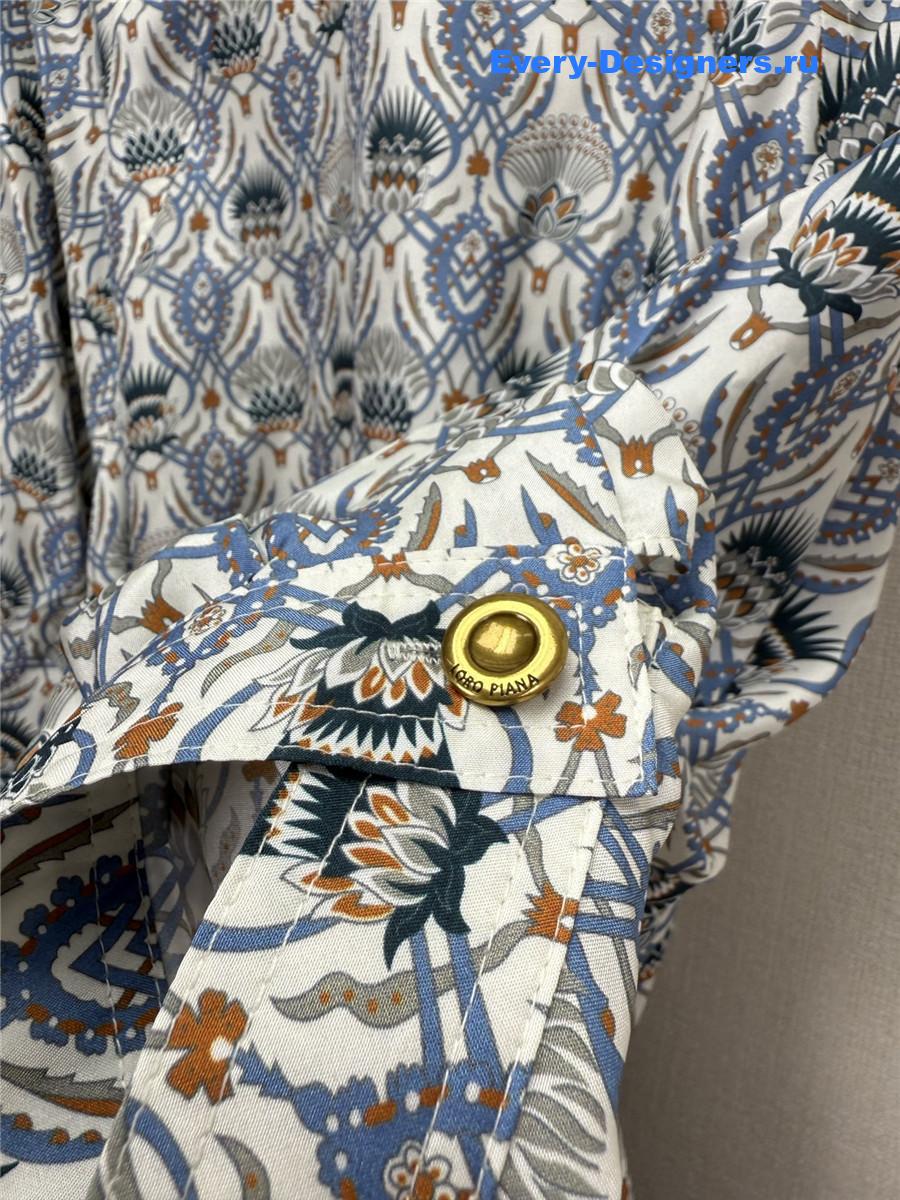 L0r0 P1ana mina silk dress