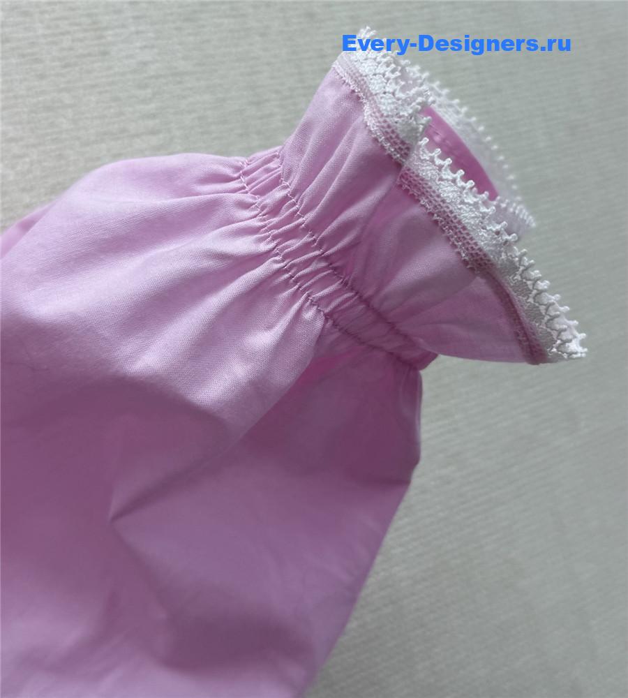 Pra*a pink embroidery shirt