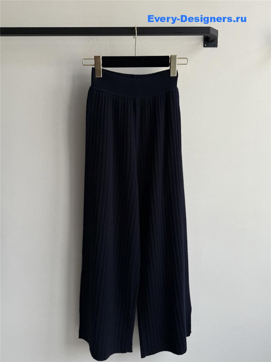 L0r0 P1ana dark blue cashmere pants