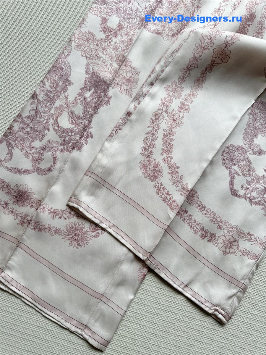 H**me5 pink silk floral pants