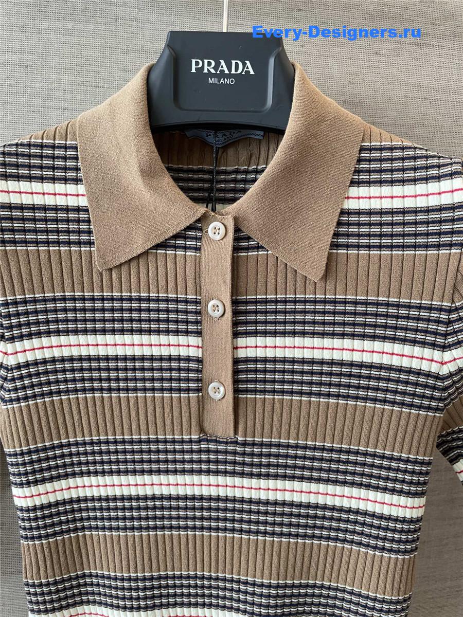 Pra*a camel cotton shorts