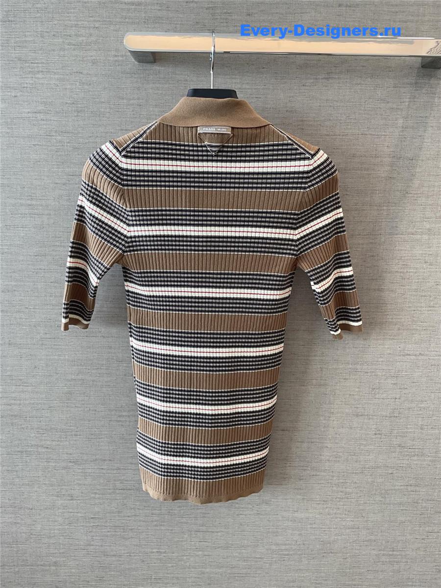 Pra*a camel cotton shorts